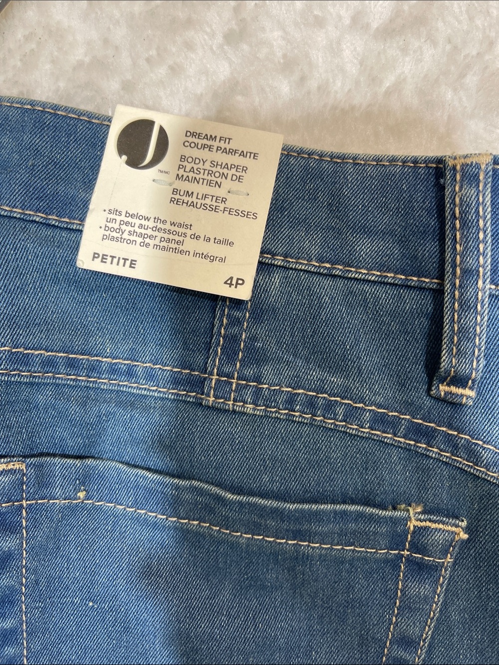 Jessica Wide Leg Jeans in Dark Blue Denim - Picture 5 of 9